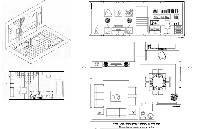 diferença entre planta baixa e vista