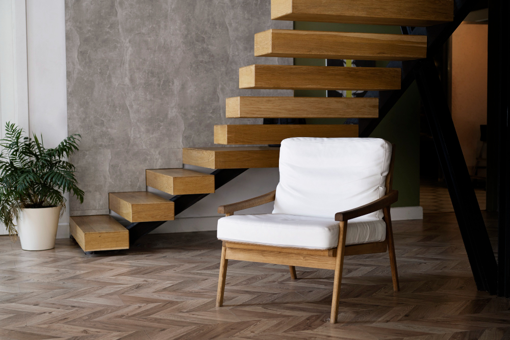 A imagem mostra um exemplo de cômodo decorado por um Designer de Interiores